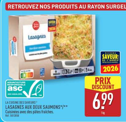 LASAGNES AUX DEUX SAUMONS