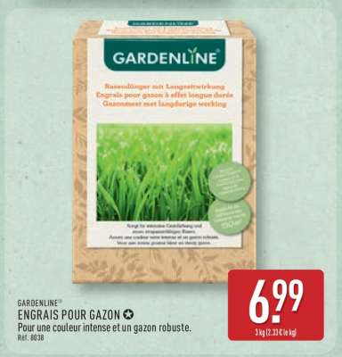 GARDENLINE® ENGRAIS POUR GAZON