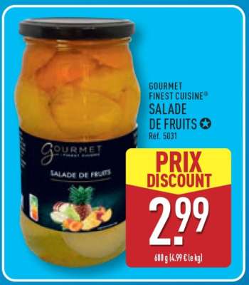 GOURMET FINEST CUISINE SALADE DE FRUITS