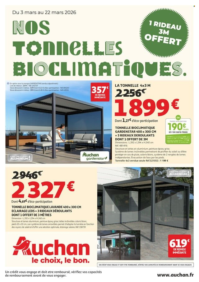 Catalogue Auchan - 03/03/2026 - 22/03/2026. Page 1