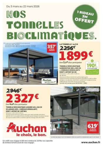 Catalogue Auchan - 03/03/2026 - 22/03/2026.