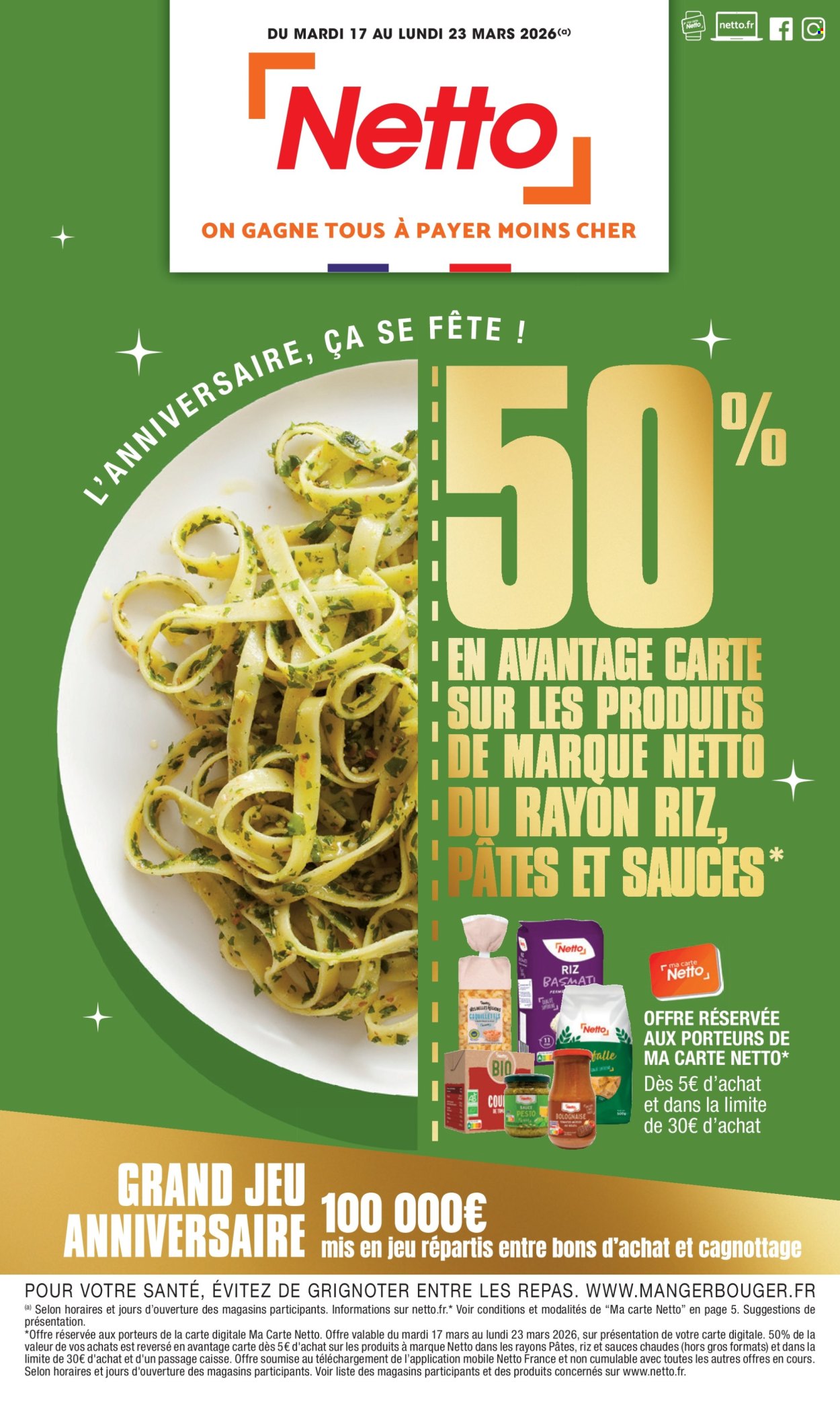 Catalogue Netto - 17/03/2026 - 23/03/2026. Page 1