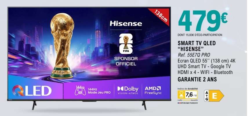 SMART TV QLED "HISENSE"