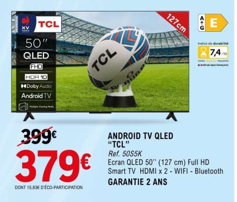 ANDROID TV QLED “TCL”
