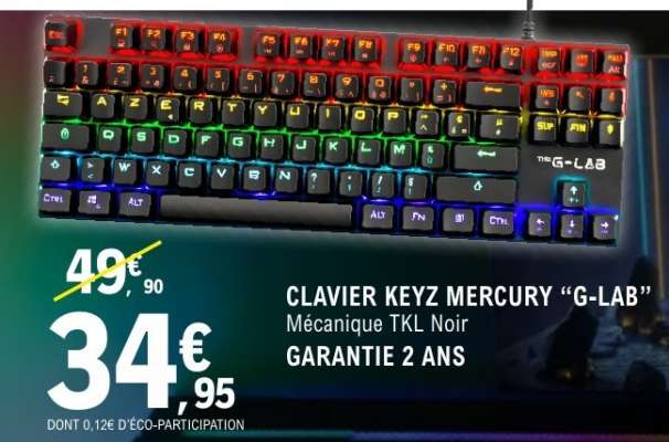 CLAVIER KEYZ MERCURY "G-LAB"