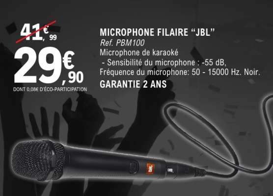MICROPHONE FILAIRE “JBL”
