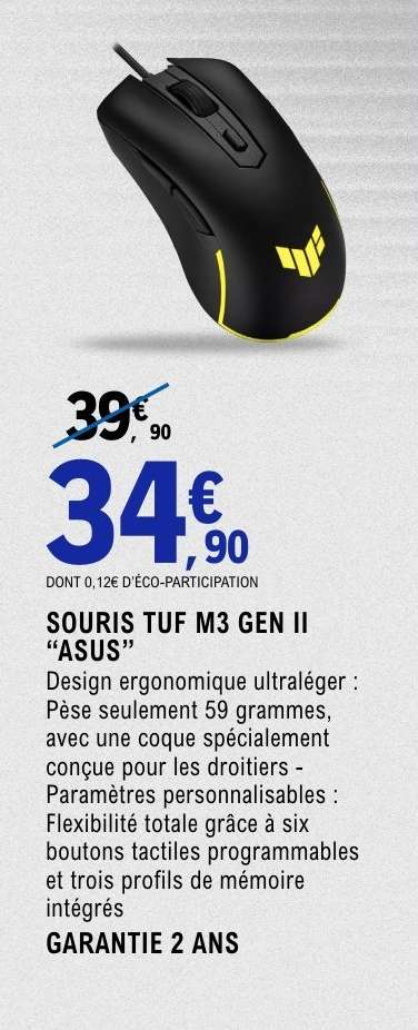 SOURIS TUF M3 GEN II “ASUS”