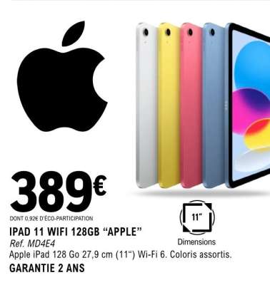 IPAD 11 WIFI 128GB “APPLE”