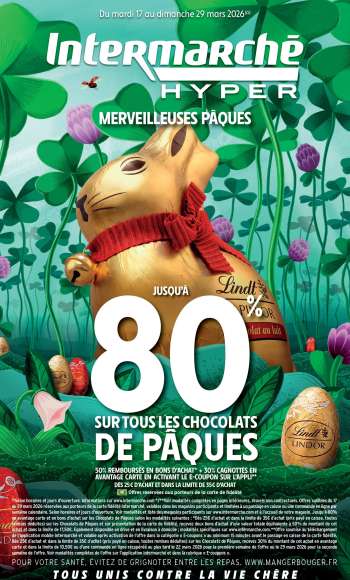 Catalogue Intermarché Hyper - 17/03/2026 - 29/03/2026.