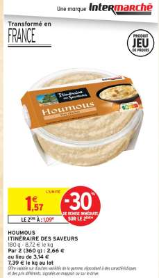 HOUMOUS ITINÉRAIRE DES SAVEURS