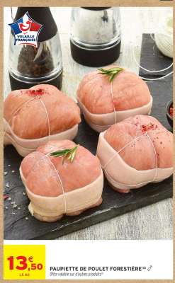 PAUPIETTE DE POULET FORESTIÈRE