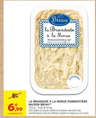 LA BRANDADE À LA MORUE PARMENTIÈRE MAISON BRIAU