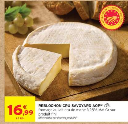 REBLOCHON CRU SAVOYARD AOP