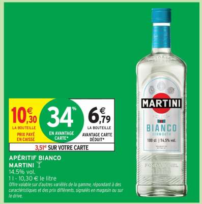 Apéritif Bianco Martini