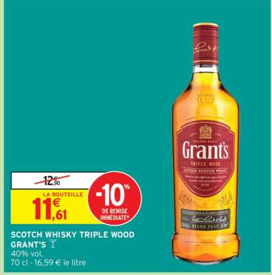Scotch Whisky Triple Wood Grant's