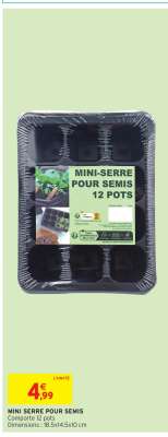 MINI SERRE POUR SEMIS