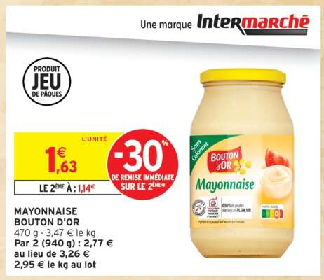 MAYONNAISE BOUTON D'OR