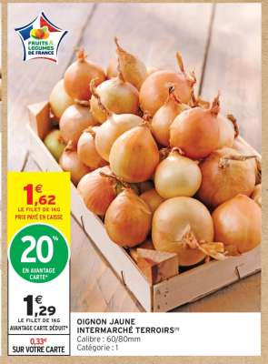 Oignon Jaune Intermarché Terroirs