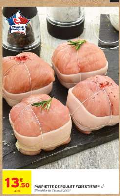 PAUPIETTE DE POULET FORESTIÈRE