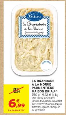 LA BRANDADE À LA MORUE PARMENTIÈRE MAISON BRIAU