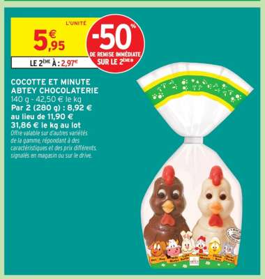 COCOTTE ET MINUTE ABTEY CHOCOLATERIE