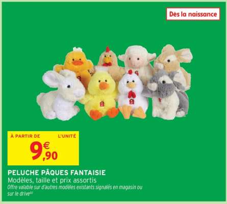 Peluche Pâques Fantaisie