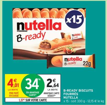 Nutella B-ready Biscuits