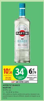 Apéritif Bianco Martini