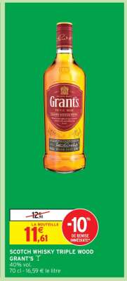 Scotch Whisky Triple Wood Grant's