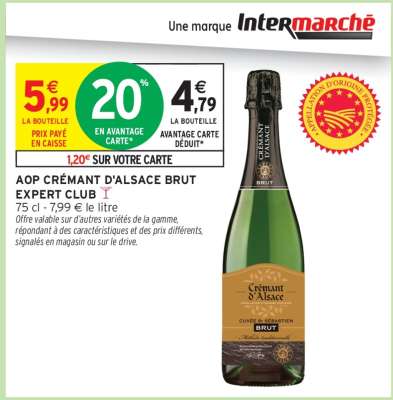 AOP Crémant d'Alsace Brut Expert Club