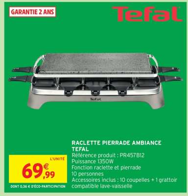 Raclette Pierrade Ambiance Tefal
