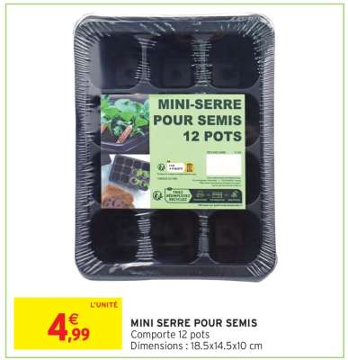 MINI SERRE POUR SEMIS