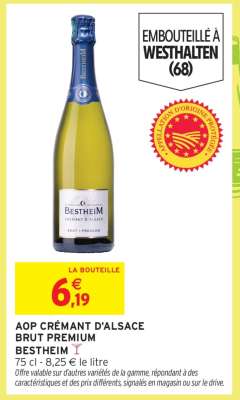 AOP CRÉMANT D'ALSACE BRUT PREMIUM