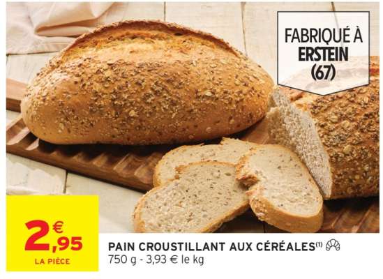 PAIN CROUSTILLANT AUX CÉRÉALES