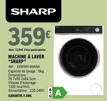 Machine à laver 'Sharp'