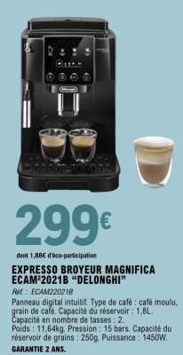 EXPRESSO BROYEUR MAGNIFICA ECAM*2021B “DELONGHI”