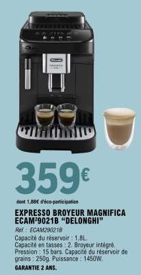 EXPRESSO BROYEUR MAGNIFICA ECAM29021B “DELONGHI”