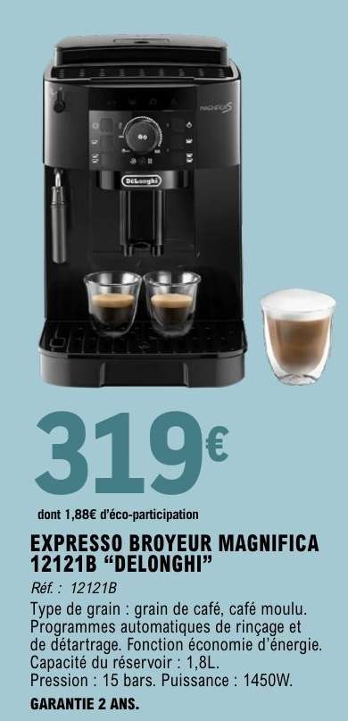 EXPRESSO BROYEUR MAGNIFICA 12121B “DELONGHI”