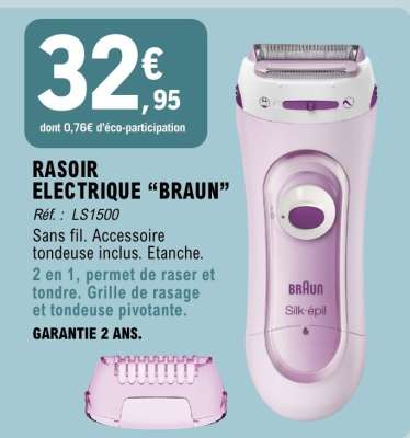RASOIR ELECTRIQUE “BRAUN”