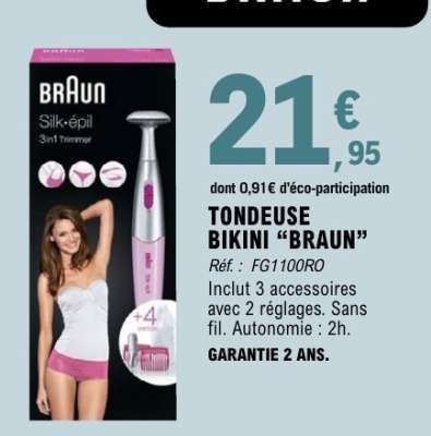 TONDEUSE BIKINI "BRAUN"