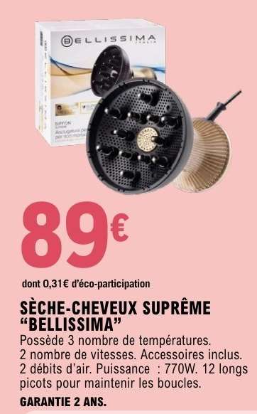 SÈCHE-CHEVEUX SUPRÊME “BELLISSIMA”