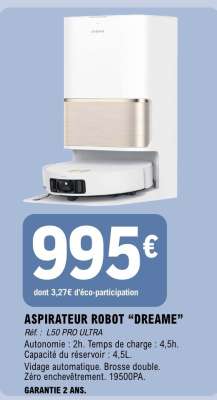 ASPIRATEUR ROBOT "DREAME"