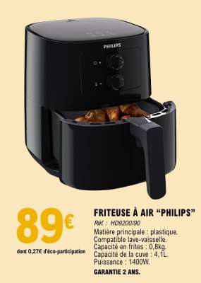 FRITEUSE À AIR “PHILIPS”
