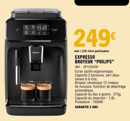 Expresso broyeur PHILIPS