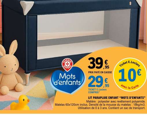 LIT PARAPLUIE ENFANT “MOTS D’ENFANTS”