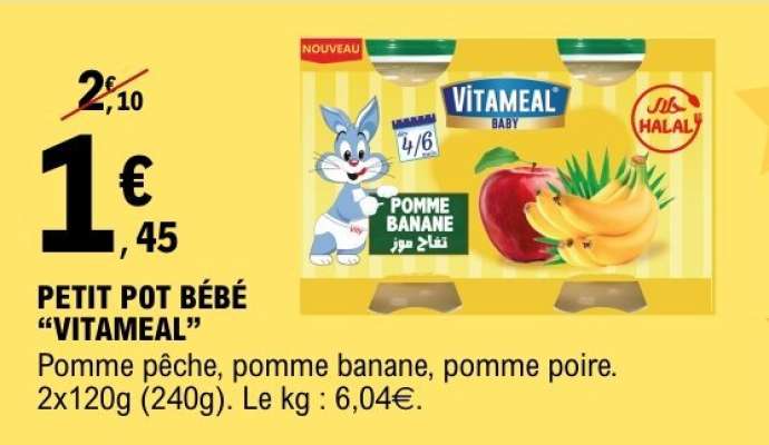 PETIT POT BÉBÉ “VITAMEAL”
