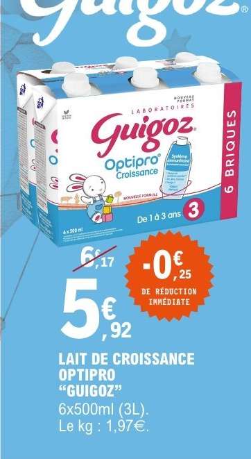 Lait de croissance Optipro 'Guigoz'