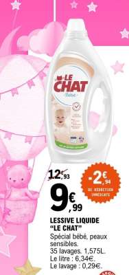 LESSIVE LIQUIDE "LE CHAT"