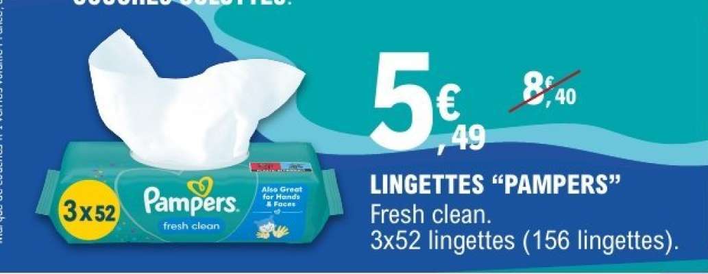 Lingettes Pampers