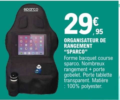 ORGANISATEUR DE RANGEMENT “SPARCO”